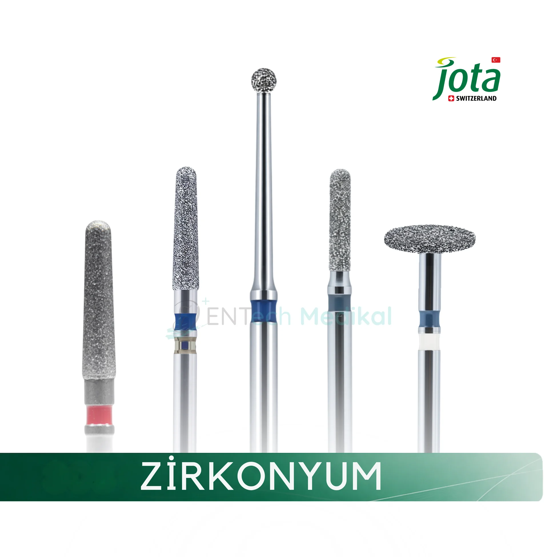 Zirkonyum Elmas Frez Paketi
